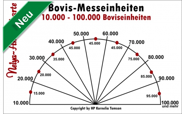 Nelya-Analysekarte - 10.000 bis 100.000 Boviseinheiten - Nr. 5306